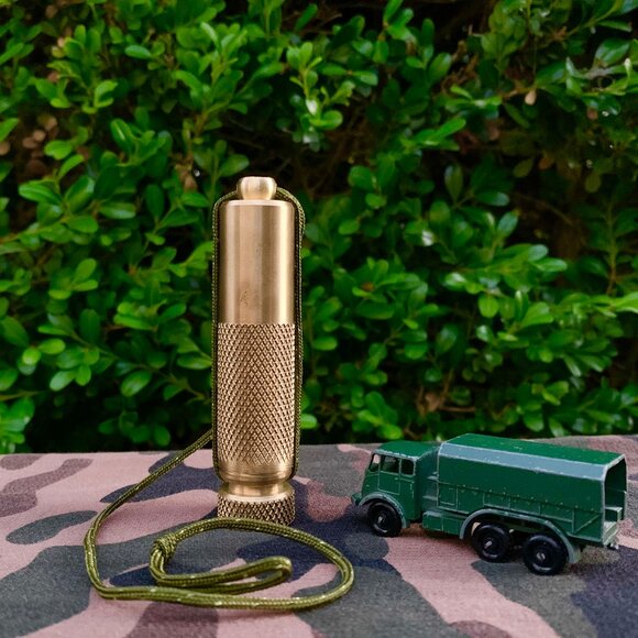 The Best Made Co brass capsule match case with compass - Picture 8 of 12